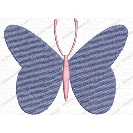 Pretty Butterfly Full Stitch Embroidery Design (7) in mini 2x2 3x3 4x4 and 5x5 Sizes