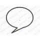 Chat Bubble Applique Embroidery Design in 3x3 4x4 and 5x7 Sizes