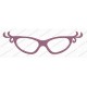 Girl Glasses 1 Full Stitch Embroidery Design in 3x3 4x4 and 5x7 Sizes