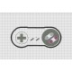 Video Game Controller Nintendo SNES Style Applique Embroidery Design in 4x4 and 5x7 Sizes
