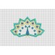 Peacock Peafowl Applique Embroidery Design in 3x3 4x4 5x5 and 6x6 Sizes