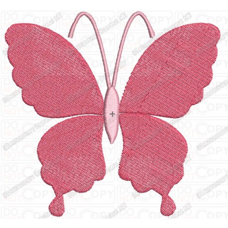 Pretty Butterfly Full Stitch Embroidery Design (6) in mini 2x2 3x3 4x4 and 5x5 Sizes