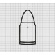 Bullet Applique Embroidery Design in 3x3 4x4 5x5 and 6x6 Sizes