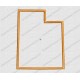 Utah State Applique Embroidery Design in 4x4 and 5x7 Sizes