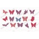 Pretty Butterflies Full Stitch Embroidery Design (1-15) in mini 2x2 3x3 4x4 and 5x5 Sizes