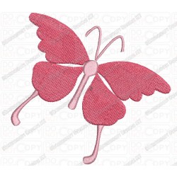 Pretty Butterfly Full Stitch Embroidery Design (14) in mini 2x2 3x3 4x4 and 5x5 Sizes
