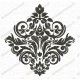 Fancy Beautiful Damask Pattern Full Stitch Embroidery Design in 3x3 4x4 and 5x7 Sizes