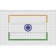 India Country Flag Applique Embroidery Design in 4x4 and 5x7 Sizes