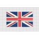 Union Jack United Kingdom Flag Embroidery Design in 2x2 3x3 4x4 5x5 6x6 and 7x7 Sizes
