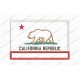 California State Flag Applique Embroidery Design in 4x4 and 5x7 Sizes