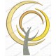 Giant Swirl Tree Embroidery Design in 4x4 and 5x7 Sizes
