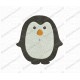 Mini Penguin Embroidery Design in 1x1 2x2 3x3 and 4x4 Sizes