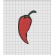 Pepper Jalapeno Embroidery Design in 2x2 3x3 4x4 5x5 and 6x6 Sizes