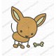 Chihuahua Dog Puppy Embroidery Design in 3x3 4x4 and 5x7 Sizes