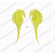 Wings 5 Embroidery Design in 3x3 4x4 and 5x5 Sizes