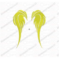 Wings 5 Embroidery Design in 3x3 4x4 and 5x5 Sizes