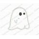 Ghost Cloth Halloween Applique Embroidery Design in 3x3 4x4 and 5x5 Sizes