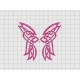 Butterfly Celtic Style Embroidery Design in 2x2 3x3 4x4 and 5x5 Sizes