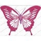 Classic Real Butterfly Applique Embroidery Design in 4x4 and 5x7 Sizes