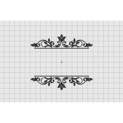 Floral Name Border Frame 3 Embroidery Design in 4x4 5x5 and 6x6 Sizes