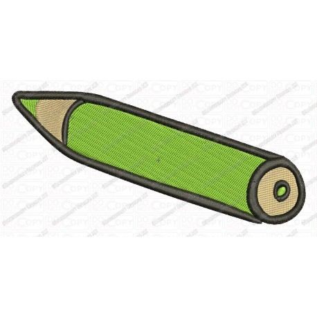 Pencil Back to School Embroidery Design in 2x2 3x3 4x4 and 5x7 Sizes