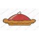 Pumpkin Pie Embroidery Design in 3x3 4x4 and 5x7 Sizes