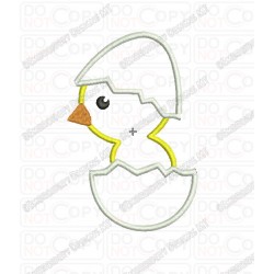 Chick and Egg Embroidery Design in 3x3 4x4 and 5x5 Sizes