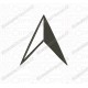 North Navigation Arrow Embroidery Design in 1x1 2x2 3x3 4x4 and 5x5 Sizes