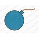 Bomb Cartoon Embroidery Design in  2x2 3x3 4x4 and 5x7 Sizes