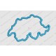 Switzerland Country Applique Embroidery Design in 4x4 and 5x7 Sizes