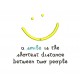 Smile Happy Quote Embroidery Design in 3x3 4x4 and 5x7 Sizes