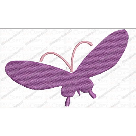 Pretty Butterfly Full Stitch Embroidery Design (4) in mini 2x2 3x3 4x4 and 5x5 Sizes
