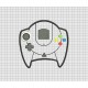 Video Game Controller Sega Dreamcast Style Applique Embroidery Design in 4x4 5x5 6x6 and 7x7 Sizes