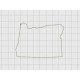 Oregon State Felt Embroidery Design in 1 inch, 1.5 inch, 2 inch, and 3 inch Sizes