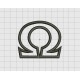 Greek Alphabet Applique Embroidery Designs ALL Letters in 3x3 4x4 5x5 and 6x6 Sizes