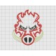 Warthog Pig Tusk Angry Face Applique Embroidery Design in 3x3 4x4 and 5x5 Sizes