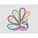 Peacock 5 Layer Applique Embroidery Design in 4x4 5x5 and 6x6 Sizes