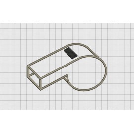 Whistle Referee Applique Embroidery Design in 3x3 4x4 and 5x7 Sizes