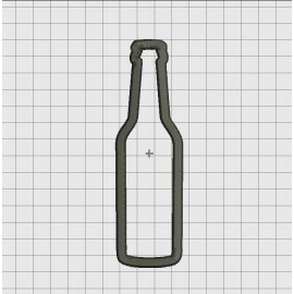 Beer Long Neck Bottle Applique Embroidery Design in 4x4 5x7 and 6x10 Sizes