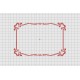 Heart Frame Border Embroidery Design in 4x4 5x7 and 6x10 Sizes