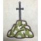 Sword in Stone Applique Embroidery Design in 4x4 5x5 6x6 and 7x7 Sizes