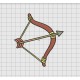 Bow and Arrow Archery Embroidery Design in 4x4 5x5 and 6x6 Sizes