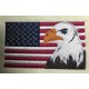 Bald Eagle USA United States of America Flag Embroidery Design in 4x4 5x7 and 6x10 Sizes
