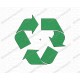 Recycle Recycling Symbol Sign Embroidery Design in 1x1 2x2 3x3 4x4 and 5x7 Sizes