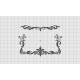 Floral Name Full Border Frame Embroidery Design in 4x4 5x5 and 6x6 Sizes